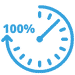 100 uptime icon 100 uptime icon