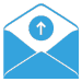 uitgaande mail icoon uitgaande mail icoon
