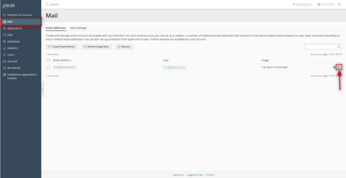 Plesk Mail