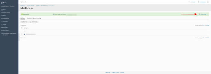 Acronis mailboxes download 2