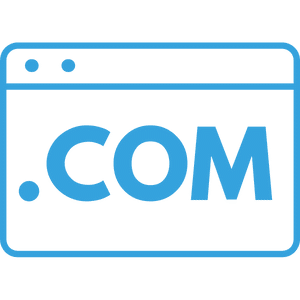 .com domain extension (top level domain) icoon