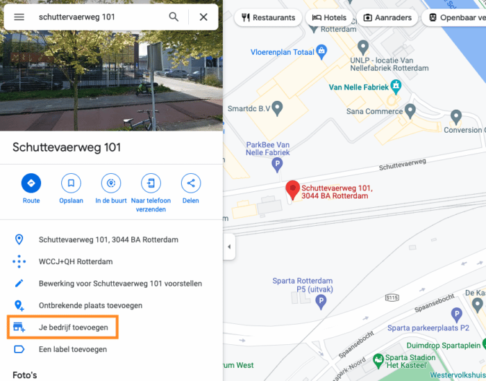 bedrijf toevoegen an google maps