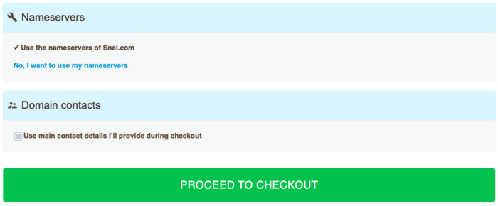 invullen nameservers