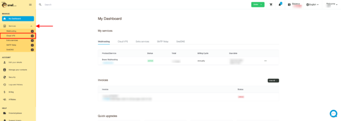 VPS tab select