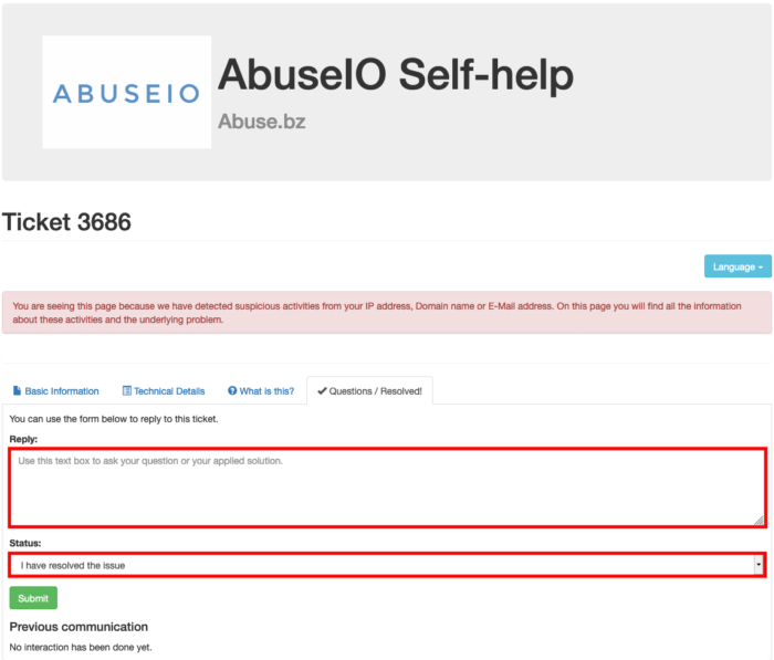 abuseio resolve abuseio resolve