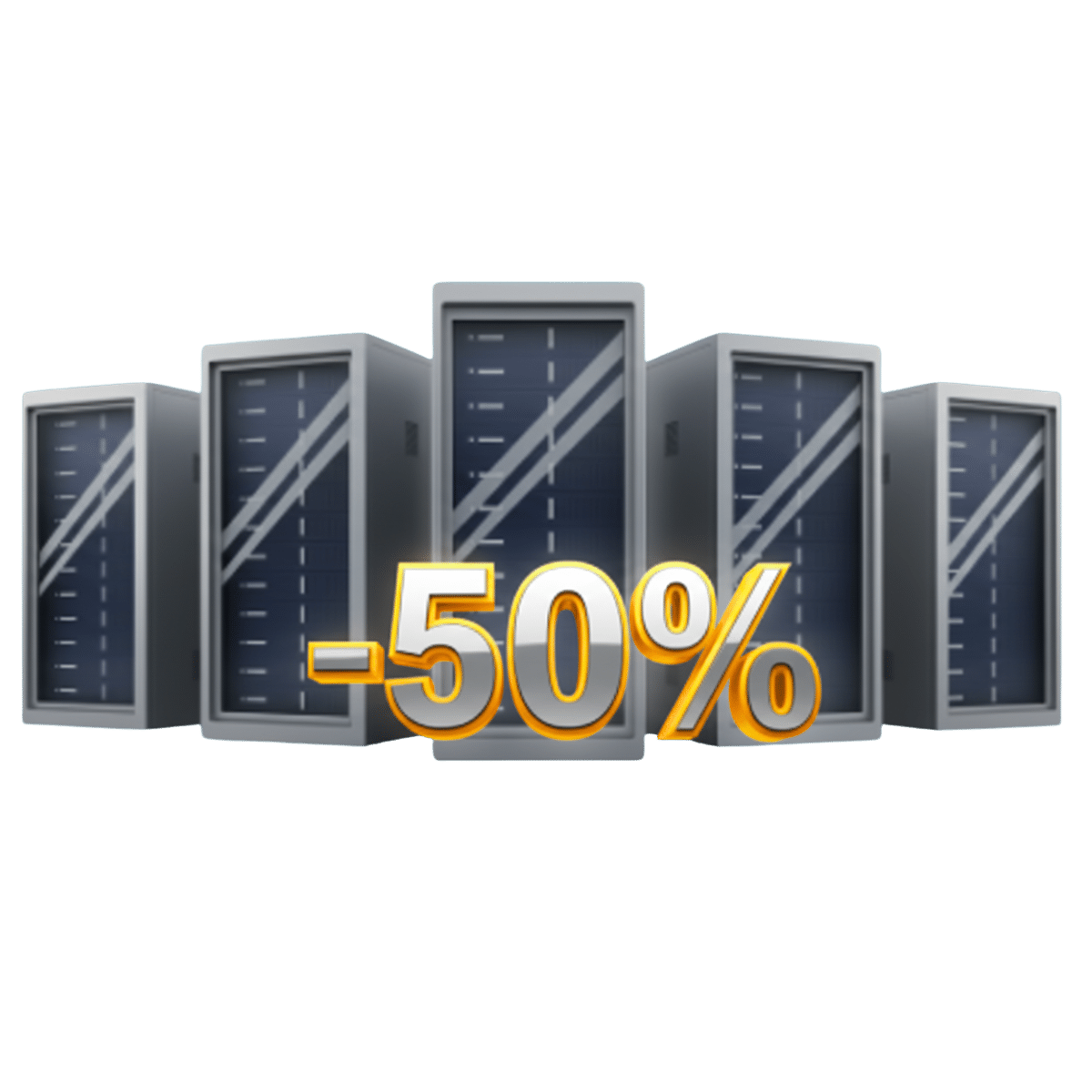 Enterprise Dedicated Servers: Secure & Powerful snel.com Hosting Photorealistic, silver dedicated servers with rounded corners and a glossy, robust security shield in a clean tech aesthetic.