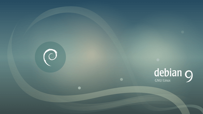 Debian 9 wachtwoord herstel logo
