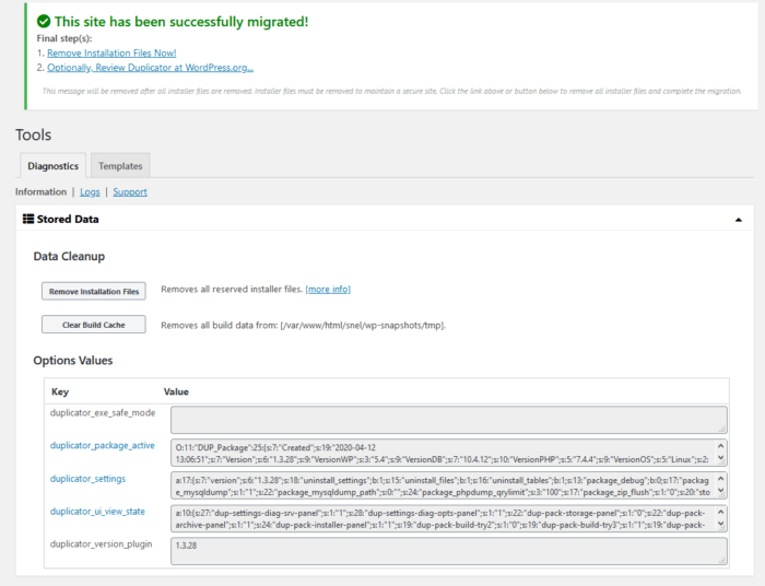 Duplicator Cleanup Duplicator Cleanup