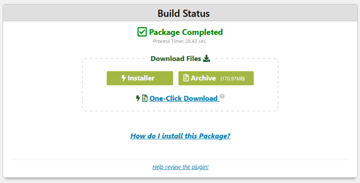 Duplicator Build Duplicator Build