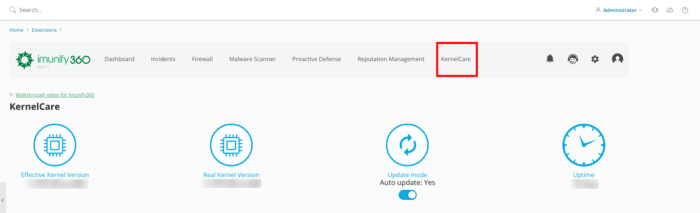 imunify360 kernelcare