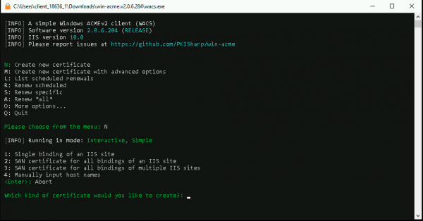 Install Let’s Encrypt with IIS on Windows Server 2019 - Snel.com