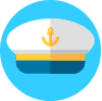 managed-captain managed captain cap logo