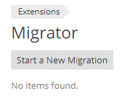 plesk migration start plesk migration start