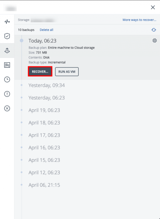 recoverylist recoverylist