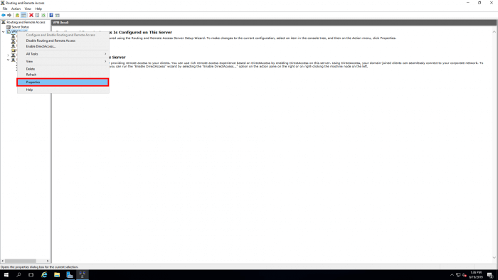 windows server 2016 properties windows server 2016 properties