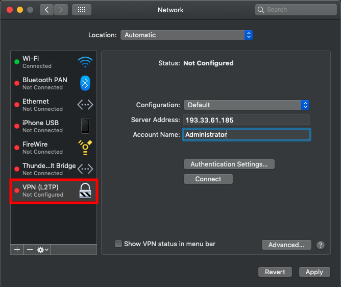 macos vpn