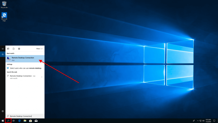 windows 10 rdp