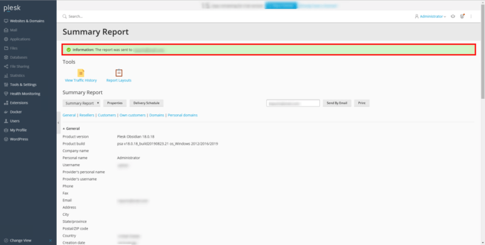 plesk-windows-server-2019-summary-report-sended