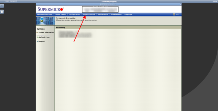 supermicro kvm dashbaord
