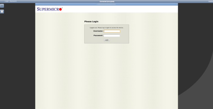 supermicro kvm login