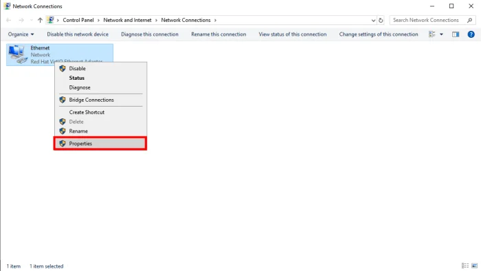 additional ipv4 address network connections properties additional ipv4 address network connections properties