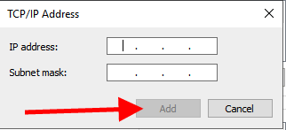 network ipv4 properties add ipv4