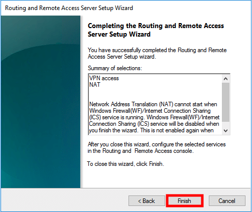 windows server 2016 finish windows server 2016 finish