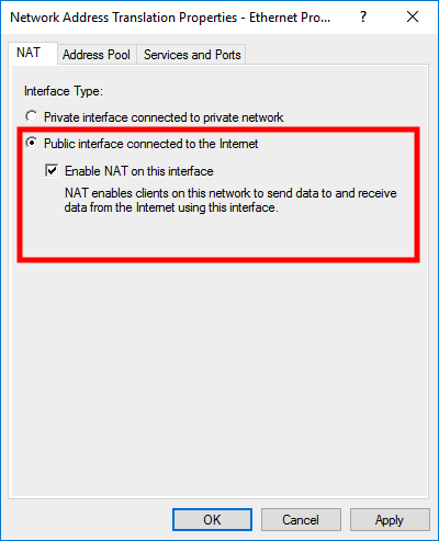 windows server 2016 nat settings windows server 2016 nat settings