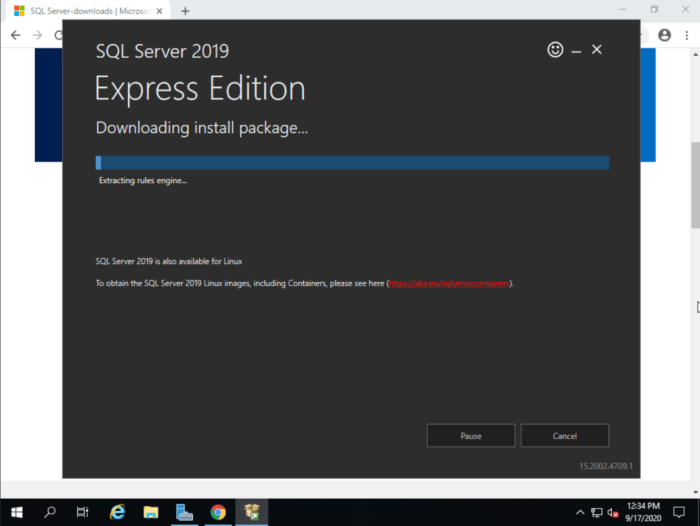MSSQL installation MSSQL installation