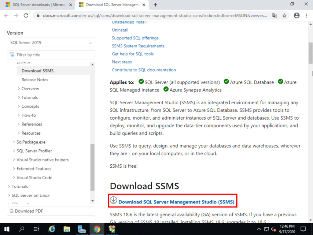 How to install MSSQL Express on Windows Server 2019 | Snel.com