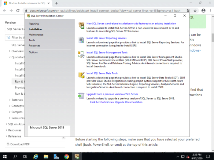 How to install MSSQL Express on Windows Server 2019 | Snel.com