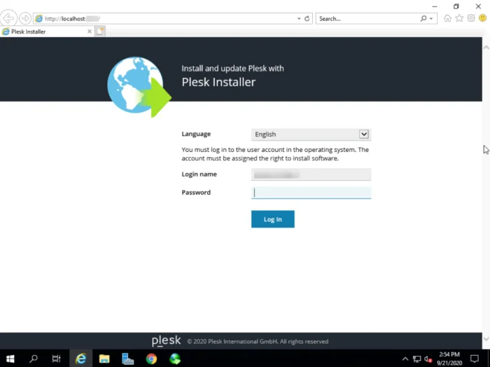 How to install Plesk on Windows Server?