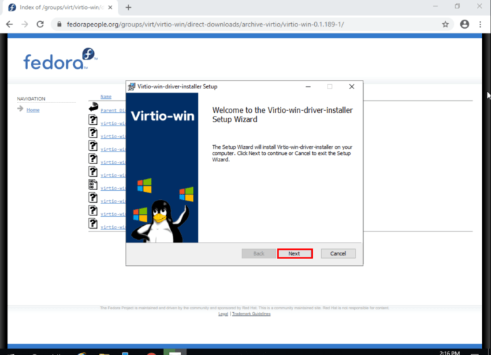 Virtio Installer-2