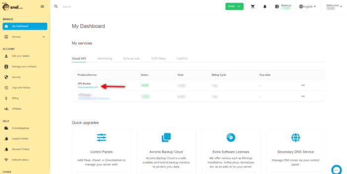 Dashboard Snel.com Dashboard snel.com
