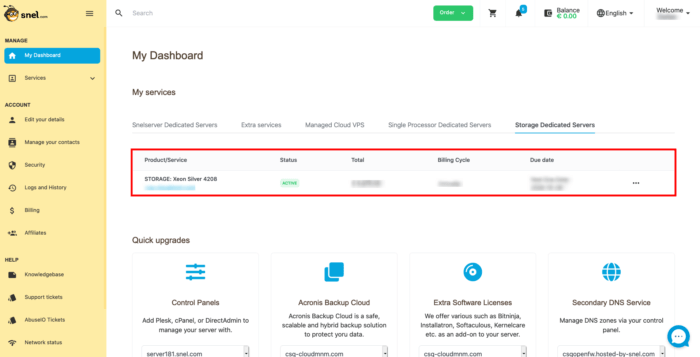 dedicated server select dedicated server select