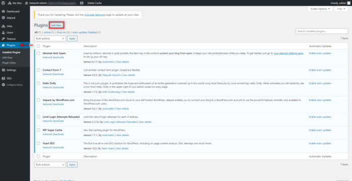 Plugin add new